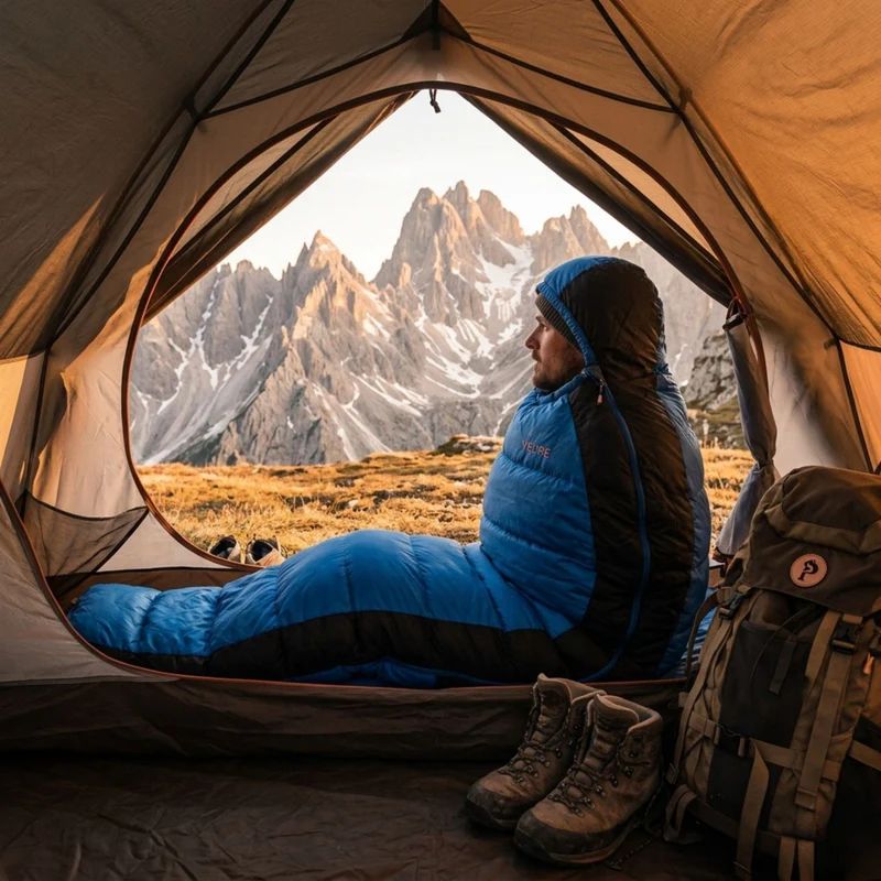 Velpe Dusk-3S Schlafsack Premium-Verarbeitung der Nähte